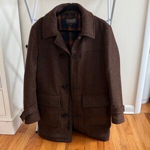 Brown Wool Pendleton Coat